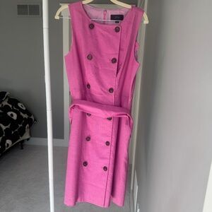 J. Crew Pink Dress with Belt